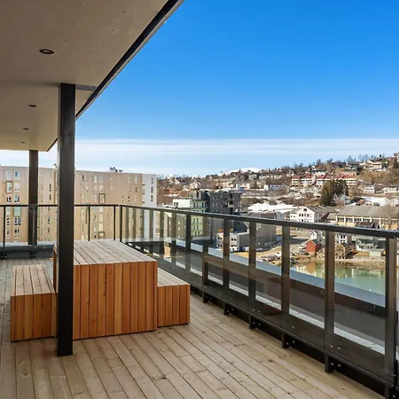 Διαμέρισμα Premium Penthouse In - Northern Lights, City, Sea & Mountain View - Free Parking In Garage Τρόμσο