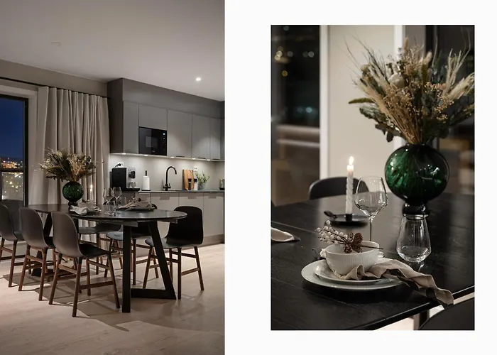 Premium Penthouse In - Northern Lights, City, Sea & Mountain View - Free Parking In Garage * Tromsø