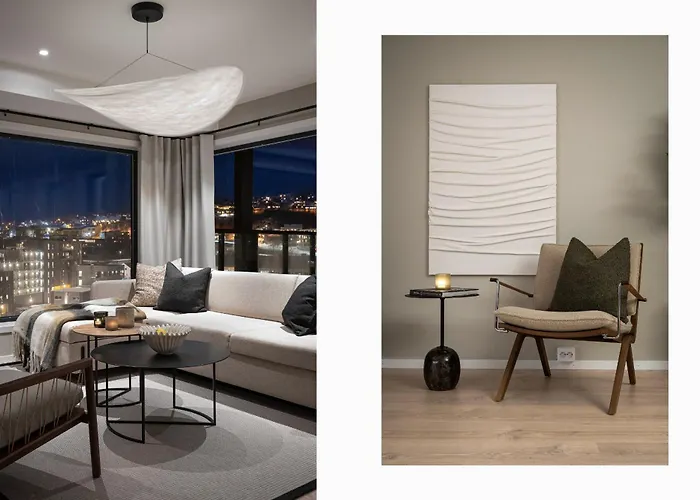 Premium Penthouse In - Northern Lights, City, Sea & Mountain View - Free Parking In Garage Tromsø